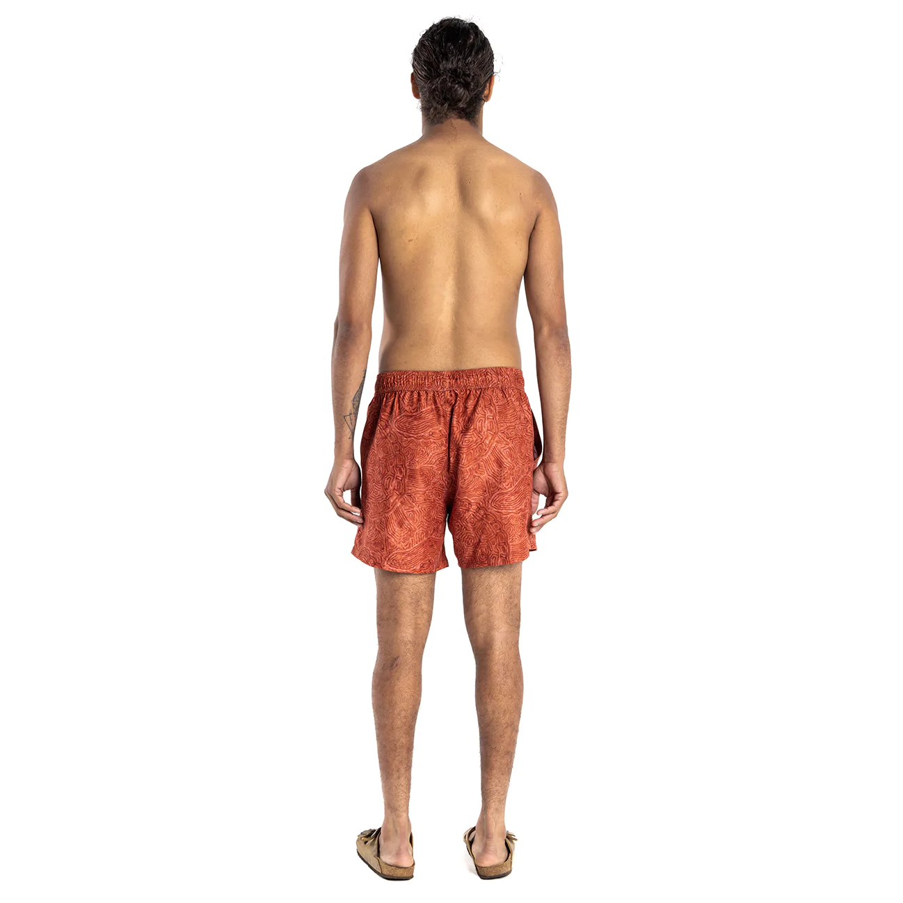 Burnt orange swim trunks sales
