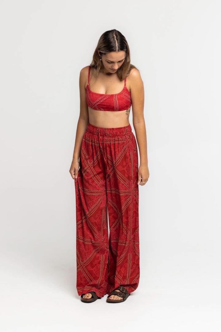 
                  
                    Kaninda - Warrambie Pants - Red
                  
                