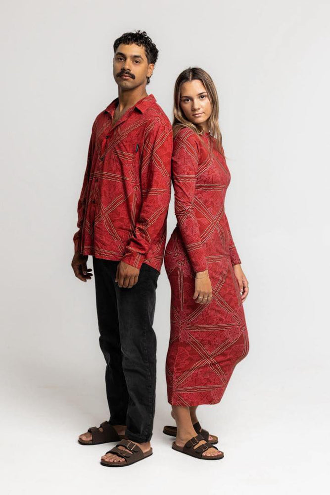 
                  
                    Kaninda - Pilbara Maxi Dress - Red
                  
                