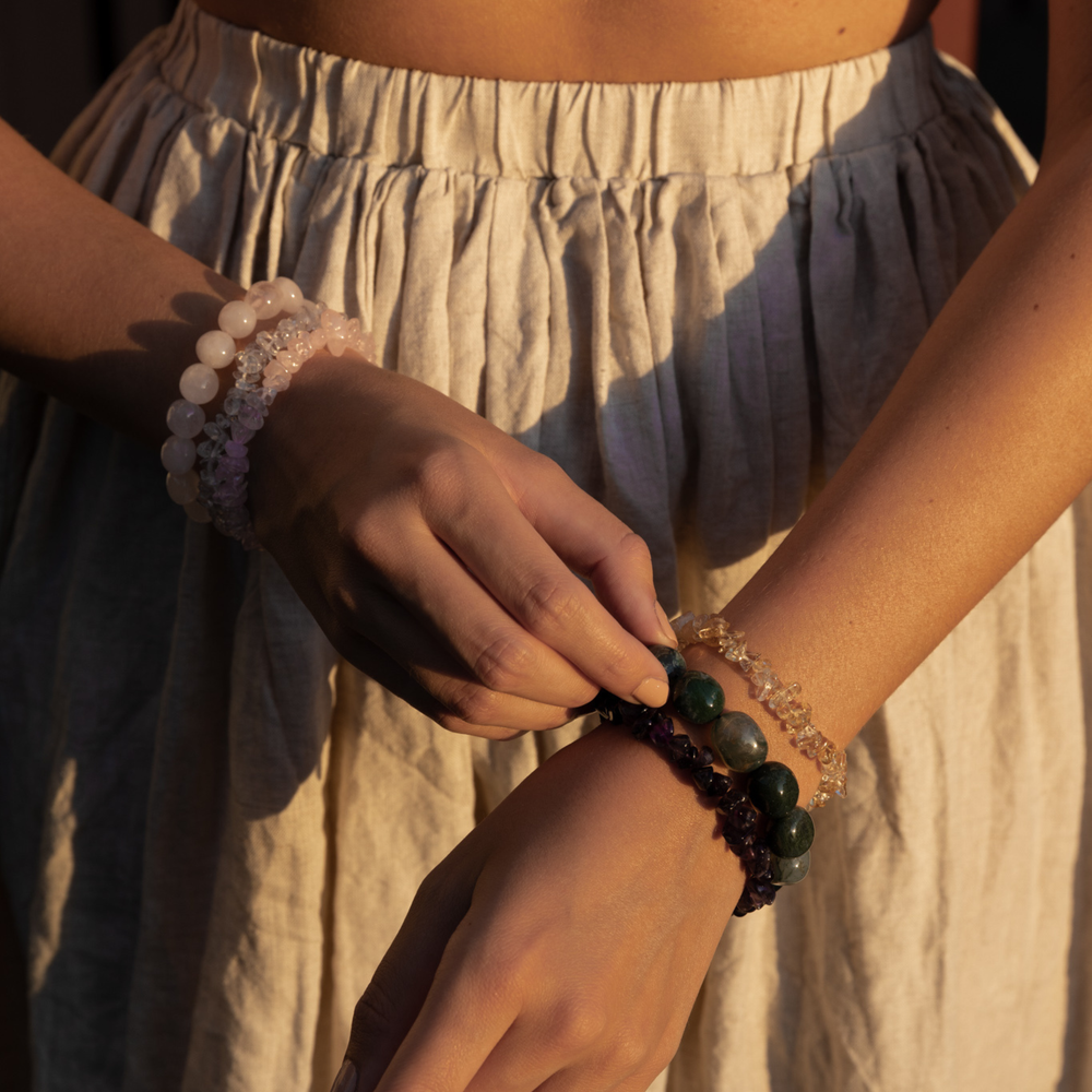 
                  
                    Crystal Bracelet - Rose Quartz Chip
                  
                