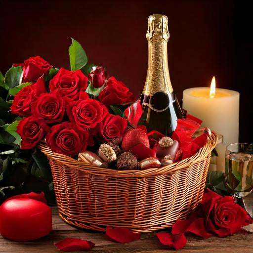 Gourmet Champagne Gift Basket