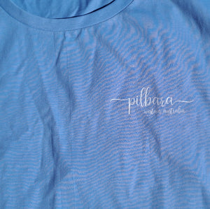 Pilbara WA T-Shirt - Ladies Baby Blue