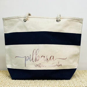 Beach Tote - Rose Gold "Pilbara"