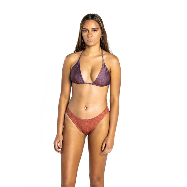 
            
                Load image into Gallery viewer, Kaninda - Triangle Bikini Bottom - Burnt Orange
            
        