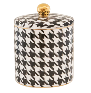 
            
                Load image into Gallery viewer, Cristina Re Candle Ebony Houndstooth
            
        
