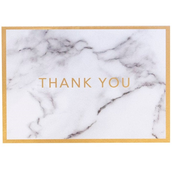 Cristina Re Cards - Individual - Marble Thank you