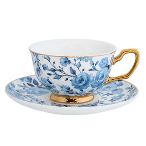 Cristina Re Tea Cup and Saucer Charlotte Blue