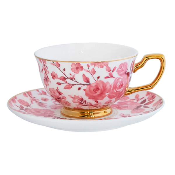 
            
                Load image into Gallery viewer, Cristina Re Tea Cup and Saucer Charlotte Rose
            
        