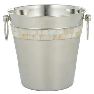 
            
                Load image into Gallery viewer, Champagne Bucket Inlaid with Mother of Pearl Shell
            
        