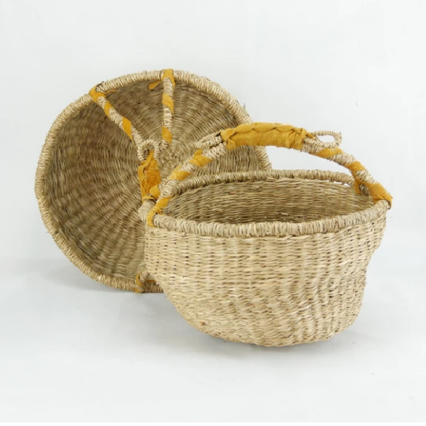 Medium Round Basket Natural