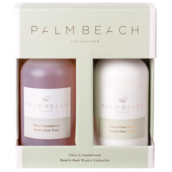 Palm Beach Clove and Sandalwood Wash and Lotion Gift Pack