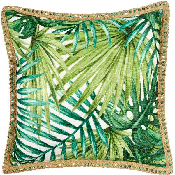 
            
                Load image into Gallery viewer, Green Tropical Cushion 50cm
            
        