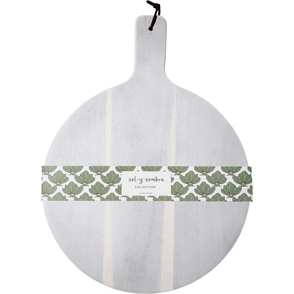 
            
                Load image into Gallery viewer, Round White Washed Acacia Tray
            
        