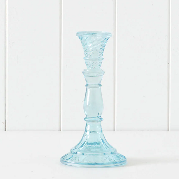 
            
                Load image into Gallery viewer, Candle Stick Holder - Topaz Blue - Palazzo - SAT31
            
        